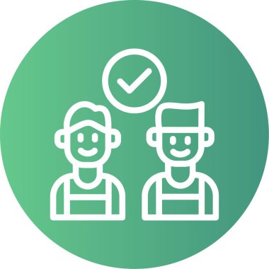 Modern simgenin vektör illüstrasyonu