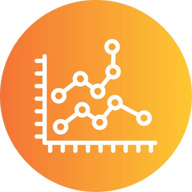 grafik ikonu vektör illüstrasyonu