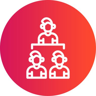 İnsan simgesinin vektör illüstrasyonu