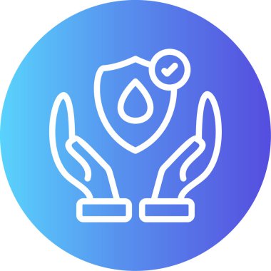 Bir çiçek simgesinin vektör illüstrasyonu