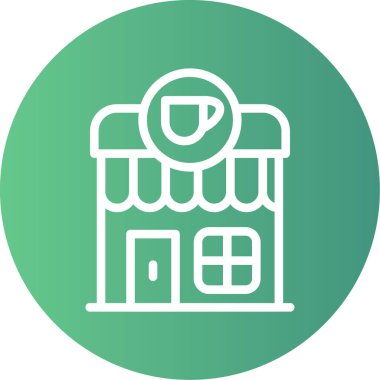 Eşsiz Ev Vektör Satırı Simgesi