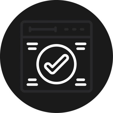 İş ve vektör illüstrasyonu için web simgesi