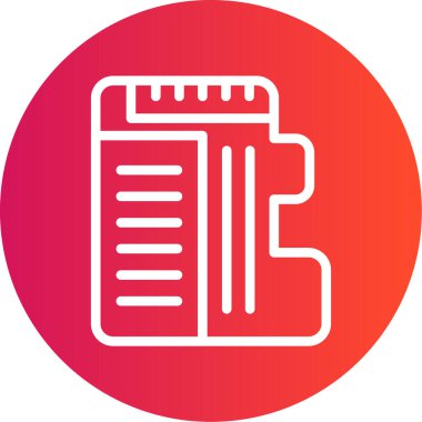 Modern oto tamir simgesinin vektör illüstrasyonu