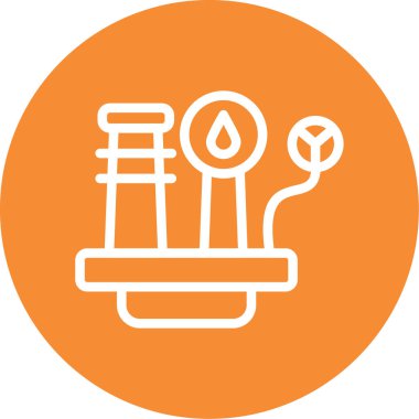 yağ ikonu vektör illüstrasyonu