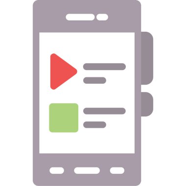 İleti simgesi vektör tasarımlı akıllı telefon