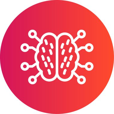 bakteri simgesi vektör illüstrasyonu