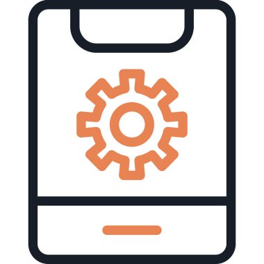 Ayarlar. Web simgesi basit tasarım