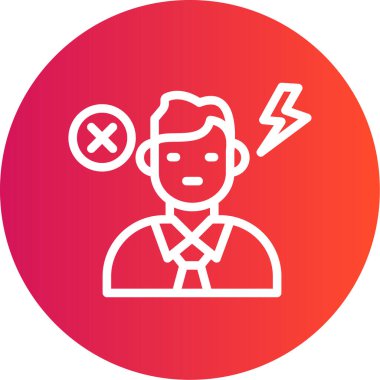 Kırık bir haçın vektör çizimi