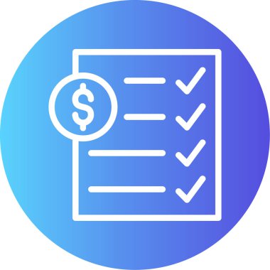 Dolar vektör simgesi basit illüstrasyon