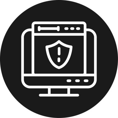 bilgisayar izleyici vektör simgesi