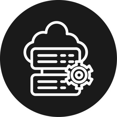 Modern b 'nin vektör illüstrasyonu bulut simgesinden yoksun