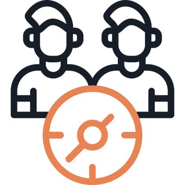 insanlar simge vektör illüstrasyonu