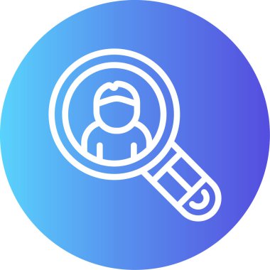 Arama simgesinin vektör illüstrasyonu