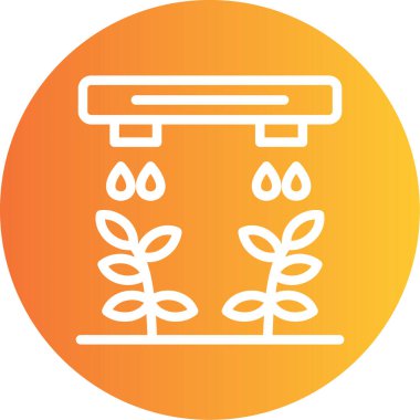 Bir bitkinin vektör illüstrasyonu