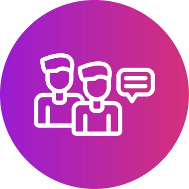 İnsan simgesinin vektör illüstrasyonu