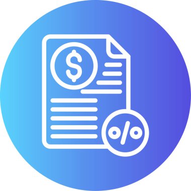 İş ve finans simgesinin vektör illüstrasyonu