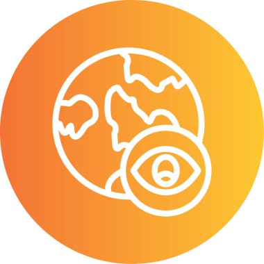 Global Business. Basit illüstrasyon