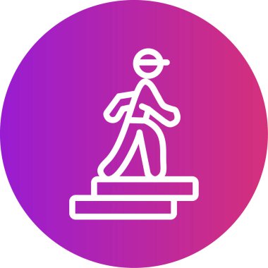 Sırt çantalı bir adamın vektör çizimi