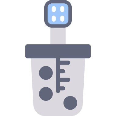 yemek pişirme ikonu düz stil