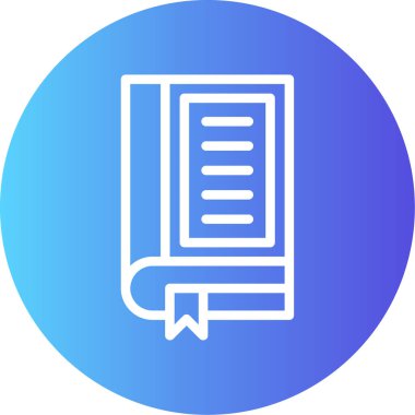 kitap simgesi vektör illüstrasyonu