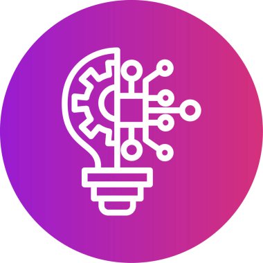 Vektör Beyin simgesi illüstrasyonu