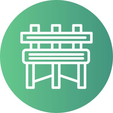 Masa. Web simgesi basit illüstrasyon