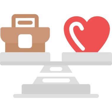 kalp düz renk simgesi