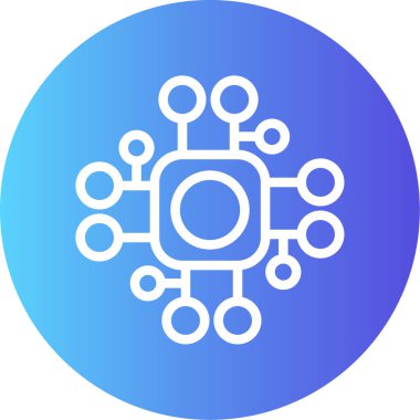 Modern simgenin vektör illüstrasyonu