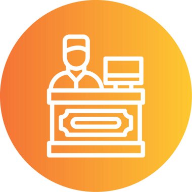 Seo simgesinin vektör illüstrasyonu