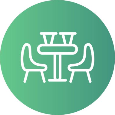 sandalye simgesi çizimi