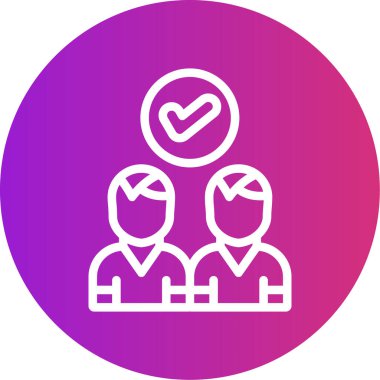 İnsan simgesinin vektör illüstrasyonu