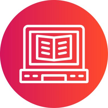 Proje reklamınız için vektör eğitim simgesi