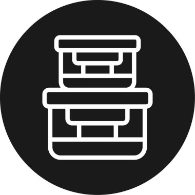 Gıda simgesinin vektör illüstrasyonu