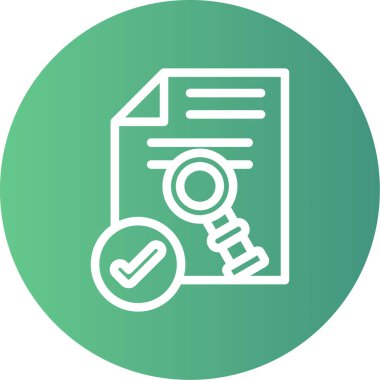 Belge. Web simgesi basit illüstrasyon