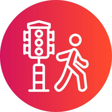 Modern oto tamir simgesinin vektör illüstrasyonu