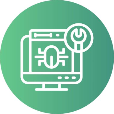 seo modern simgesinin vektör illüstrasyonu