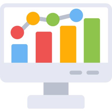 Grafik düz vektör simgesi