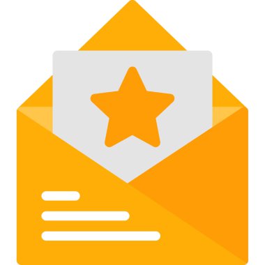 zarf e- posta simgesi düz biçimli