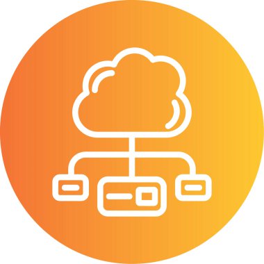 Ağ web simge vektör çizim