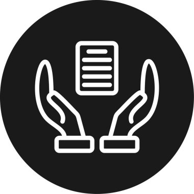 Modern simgenin vektör illüstrasyonu