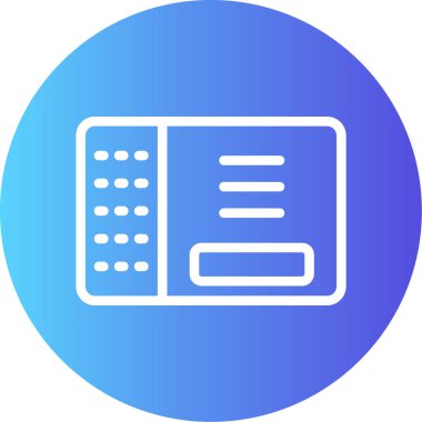 Kitap. Web simgesi vektör illüstrasyonu