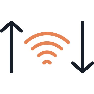 WiFi bağlantı vektör simgesi
