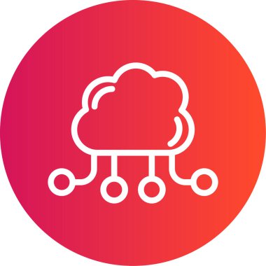 Projeniz için vektör bulut simgesi