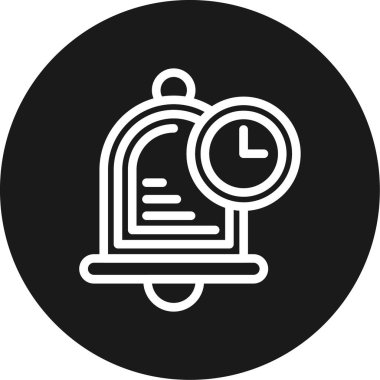 vektör çizim çalar saat