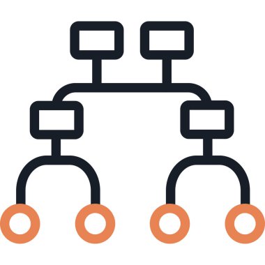 ağ bağlantısı. Web simgesi basit tasarım