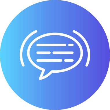 ileti ikonu vektör illüstrasyonu