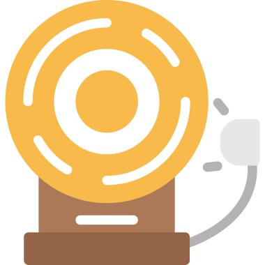 ödül kupa simgesi düz stil