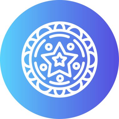 Moda tarzında izole edilmiş ay simgesi