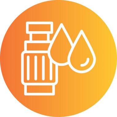 Petrol ve gaz ikonunun vektör illüstrasyonu