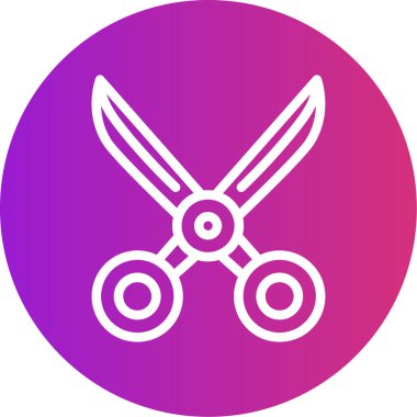 vektör makas simgesi çizimi